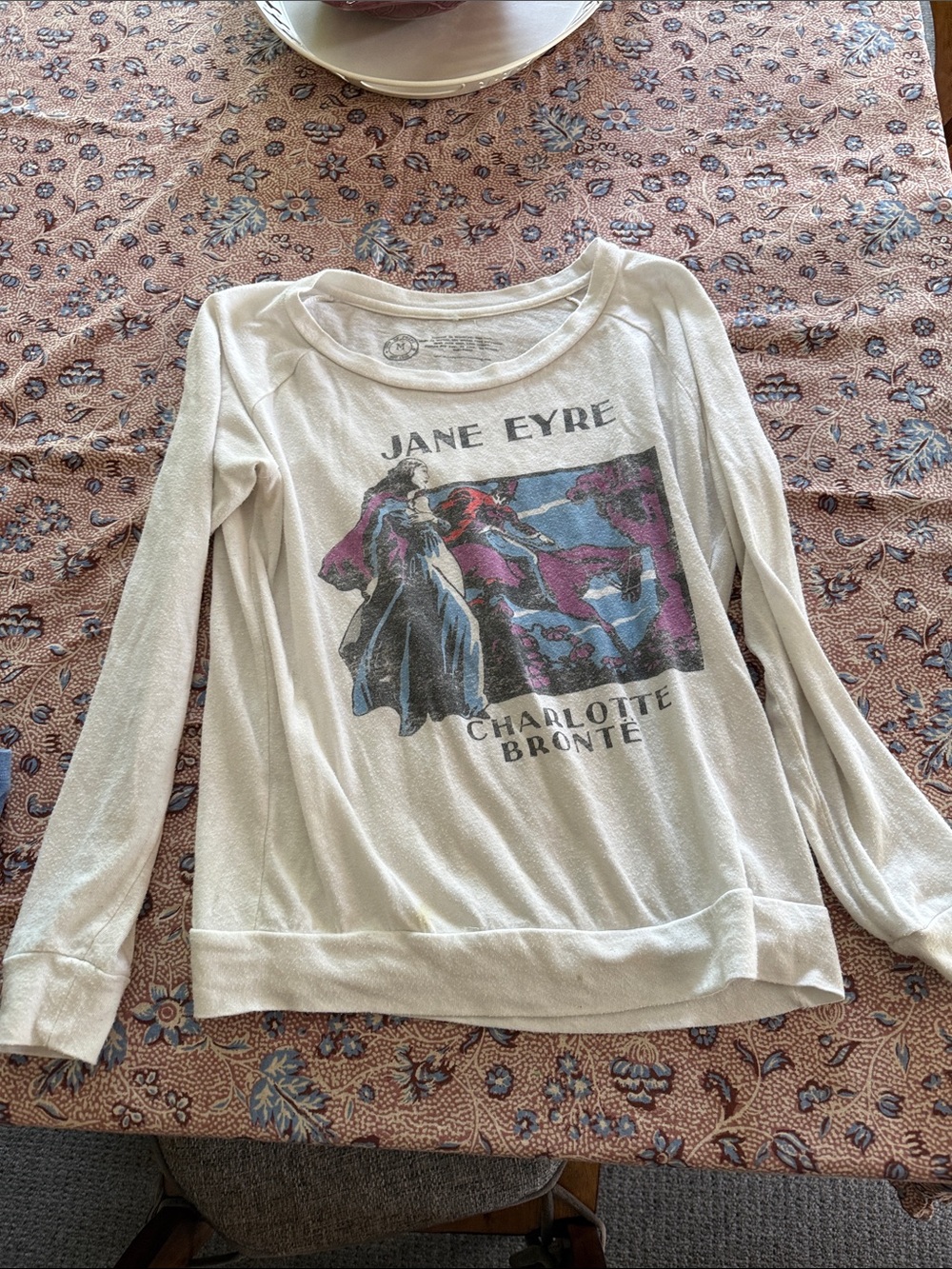 Out of Print women’s tee Jane Eyre M long sleeve